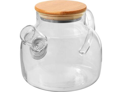 Zen theepot met zeef en bamboe deksel