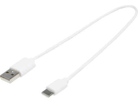 USB-A naar Type-C TPE 2 A-kabel