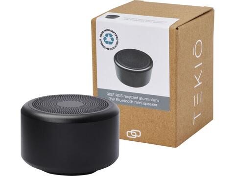 Rise Bluetooth®-minispeaker van 3 W van RCS gerecycled aluminium