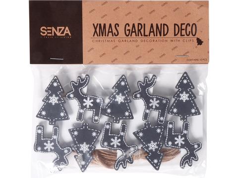 Senza Garland knijpertjes voor kerstkaartjes