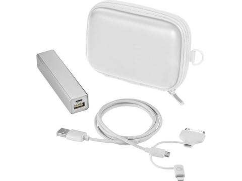 Power kit met 3 in 1 kabel - 2200 mAh