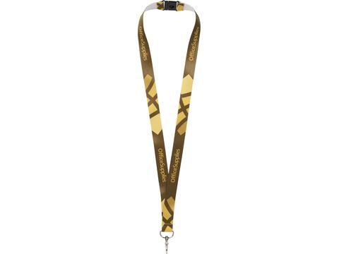 Lanyard met 1 zijde sublimatie voorzien van haak en veiligheidssluiting