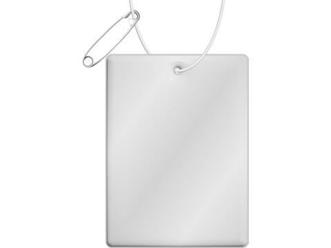 RFX™ grote rechthoekige reflecterende pvc hanger