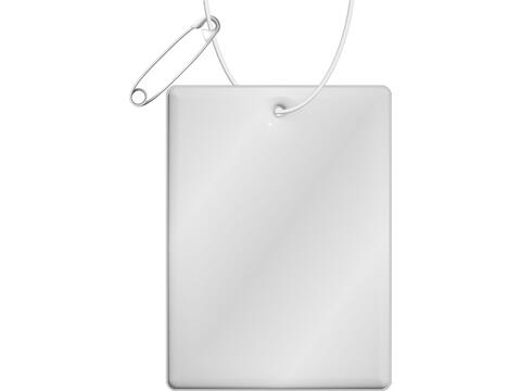 RFX™ grote rechthoekige reflecterende TPU hanger