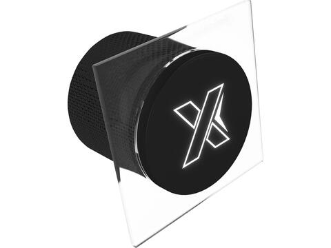 SCX glazen speaker met oplichtend logo