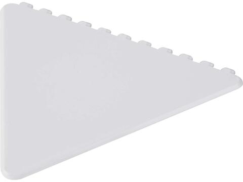 Frosty triangular recycled plastic ice scraper