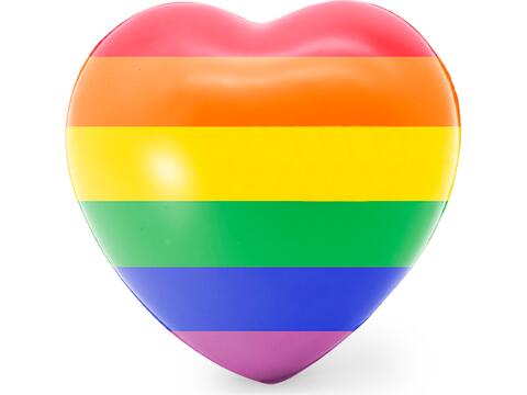 Antistress hartje regenboog