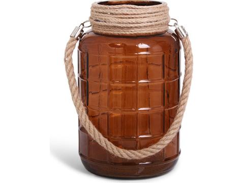 24171 – SENZA Glass Jar Large Bronze