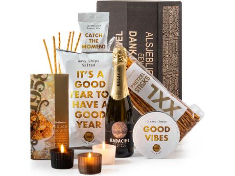 Kerstpakket Bubbels, Bites en Gezelligheid