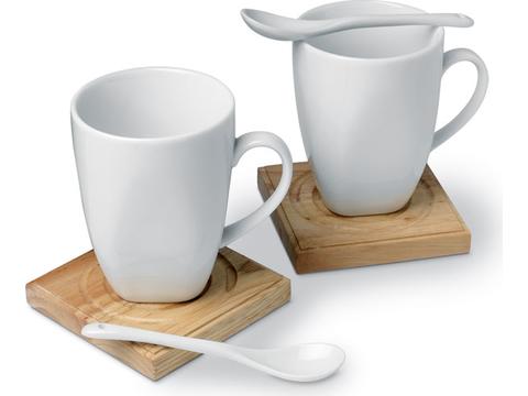 Koffieset in geschenk verpakking - 2x 250 ml