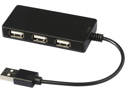 Baksteenvormige USB Hub bedrukken