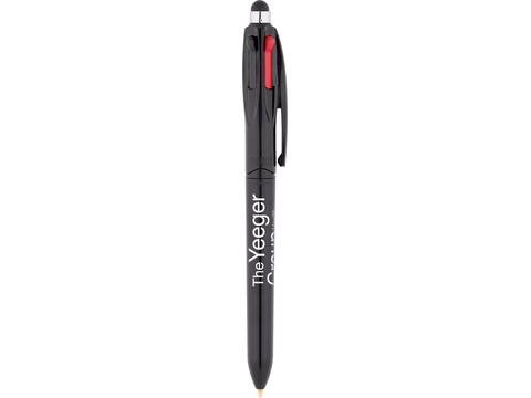 BIC 4-kleuren balpen met stylus