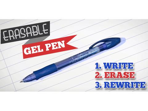 Bic uitwisbare gelpen