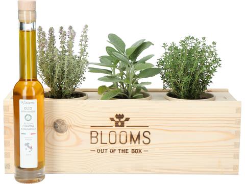 Bloomsbox kruiden met olijfolie en risottorijst