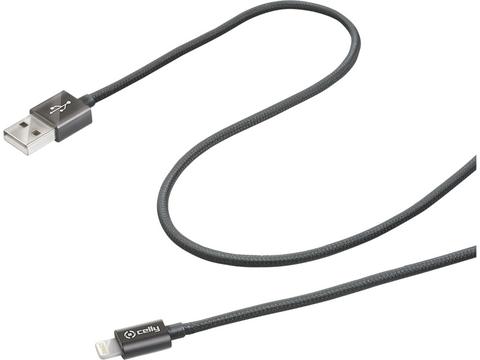 Celly USB to Apple Lightning kabel  bedrukken