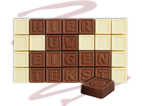 Chocotelegram 28 chocolade letters