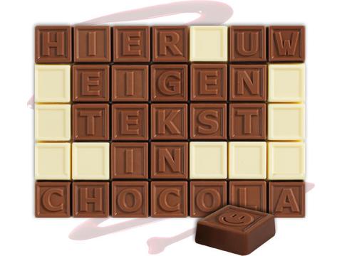 Chocotelegram 35 chocolade letters