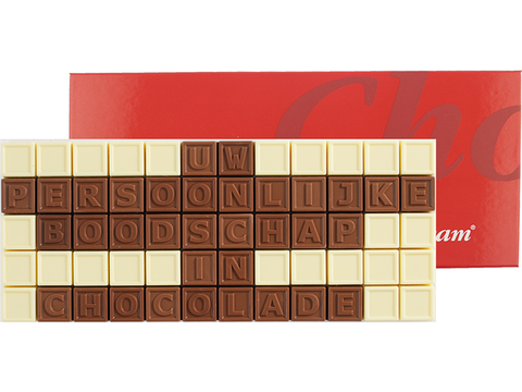 Chocotelegram 60 chocolade letters