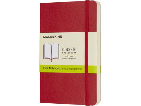 Classic Moleskine soft cover notitieboek met effen papier