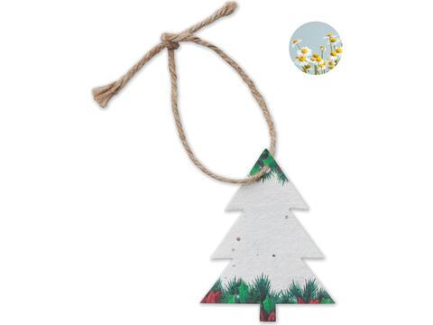 Bloemenzaadpapier kerstboom