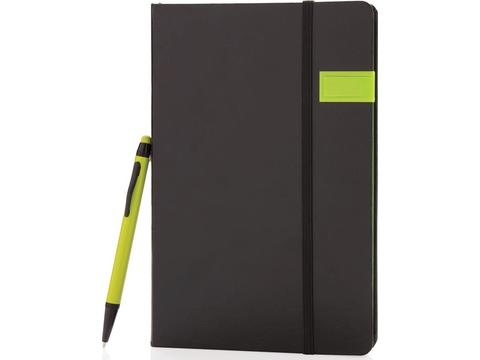 Deluxe data notitieboek met 8GB USB en touchscreen pen bedrukken