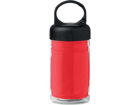 Drinkfles met verkoelende sporthanddoek - 300 ml