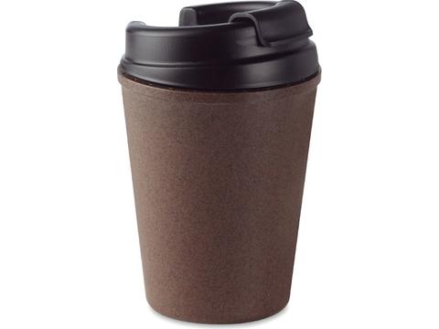 Dubbelwandige mok van koffieschillen - 300 ml