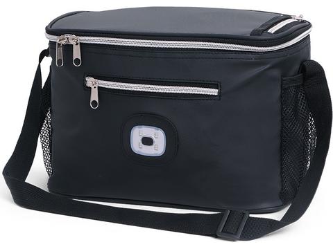 Dunga 600D Reversed Bicycle Coolerbag LED