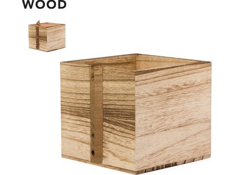 Eco servetten houder van hout