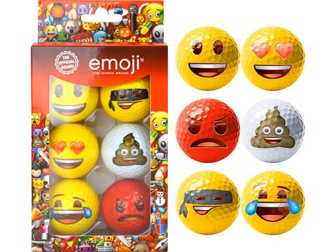 Emoji golfballen