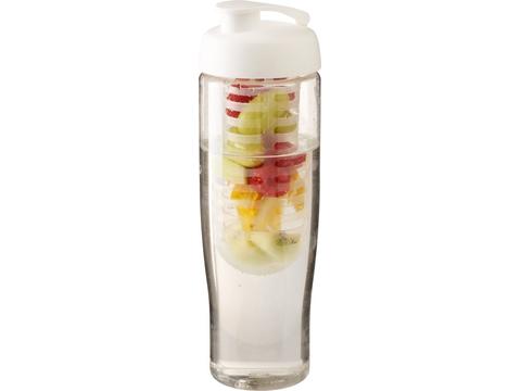 H2O Tempo sportfles en infuser met flipcapdeksel - 700 ml