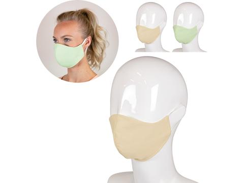 Herbruikbaar mondmasker uit medisch katoen met ruimte voor filter