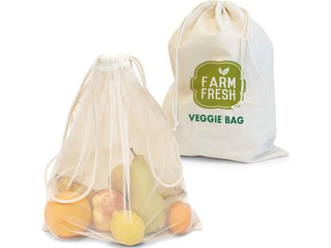 Herbruikbare zak voor groenten en fruit