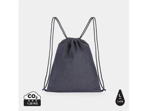 Impact AWARE™ recycled denim drawstring rugzak