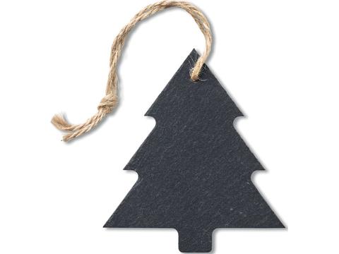 Kerstboomvormige hanger van leisteen