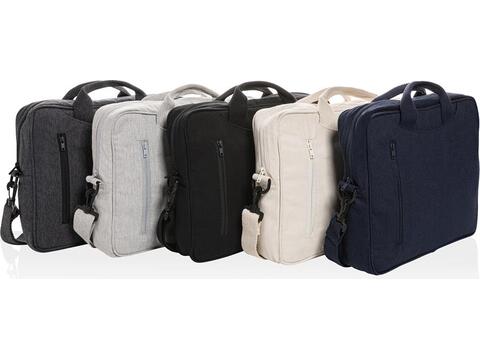 Laluka AWARE™ gerecyclede katoenen 15,4 inch laptoptas