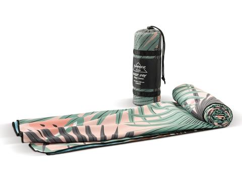 Sneldrogende strandhanddoek met custom made print