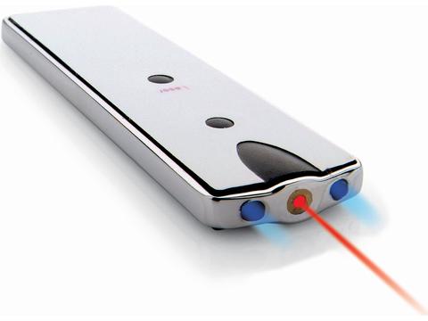 Laser pointer met LED