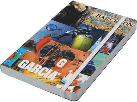 Softcover Notitieboek A4 met elastiek sluiting - Eigen design