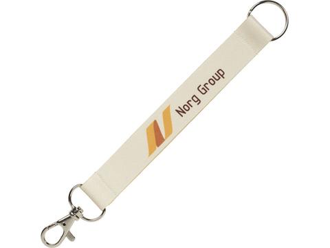 Mini lanyard sleutelhanger met ring en haak