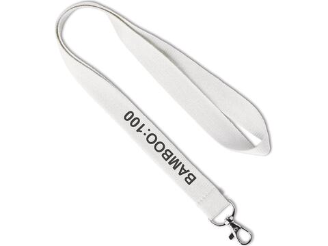 Custom-Made Lanyard van bamboe met zeefdruk – volledig eigen design