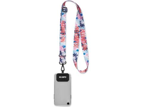 Custom-Made Verstelbaar Gesublimeerd Crossbody Telefoonkoord – volledig eigen design