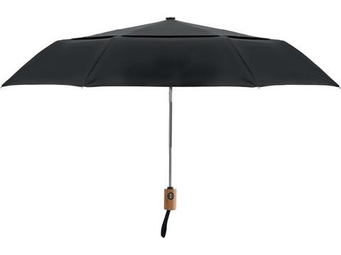 21 inch opvouwbare paraplu met handvat van bamboe