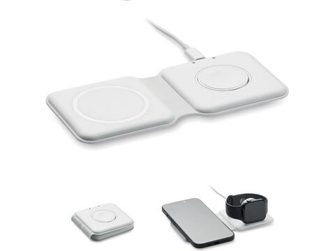 2-in-1 opvouwbare lader 15W