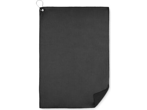 RPET golfhanddoek met hanger 40 x 60 cm