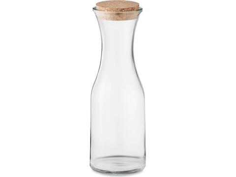 Karaf van gerecycled glas 1L