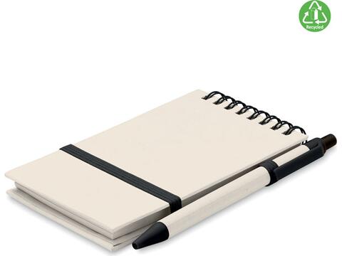 A6 Gerecycled karton notebook