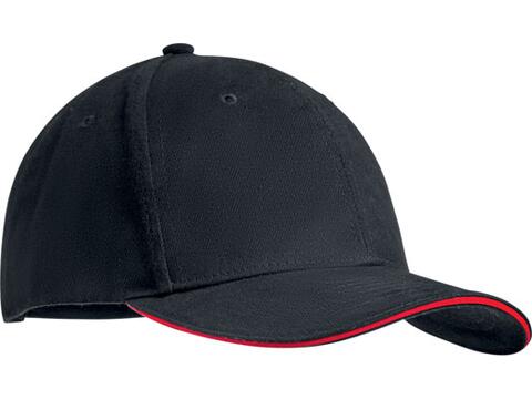 Brushed cotton basebal cap