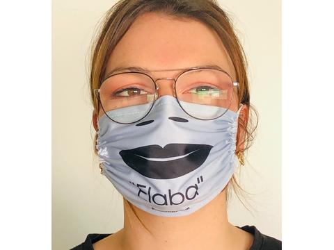 Mondmasker "Elaba" - modieuze & sympathieke herbruikbare mondkapjes