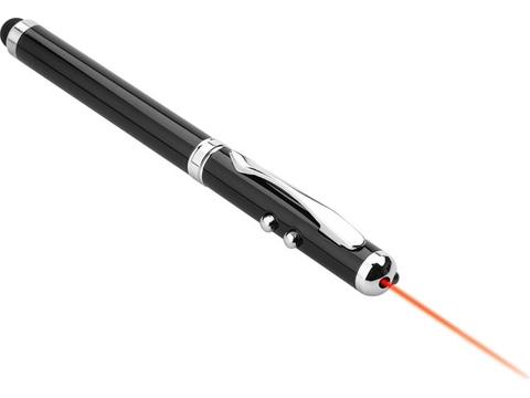 Multifunctionele balpen met laserpointer en styluspen